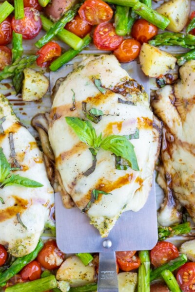 Sheet Pan Caprese Chicken Recipe Evolving Table