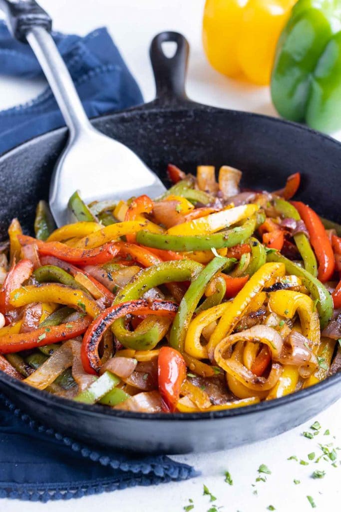 Fajita Veggies Recipe Chipotle Copycat Evolving Table