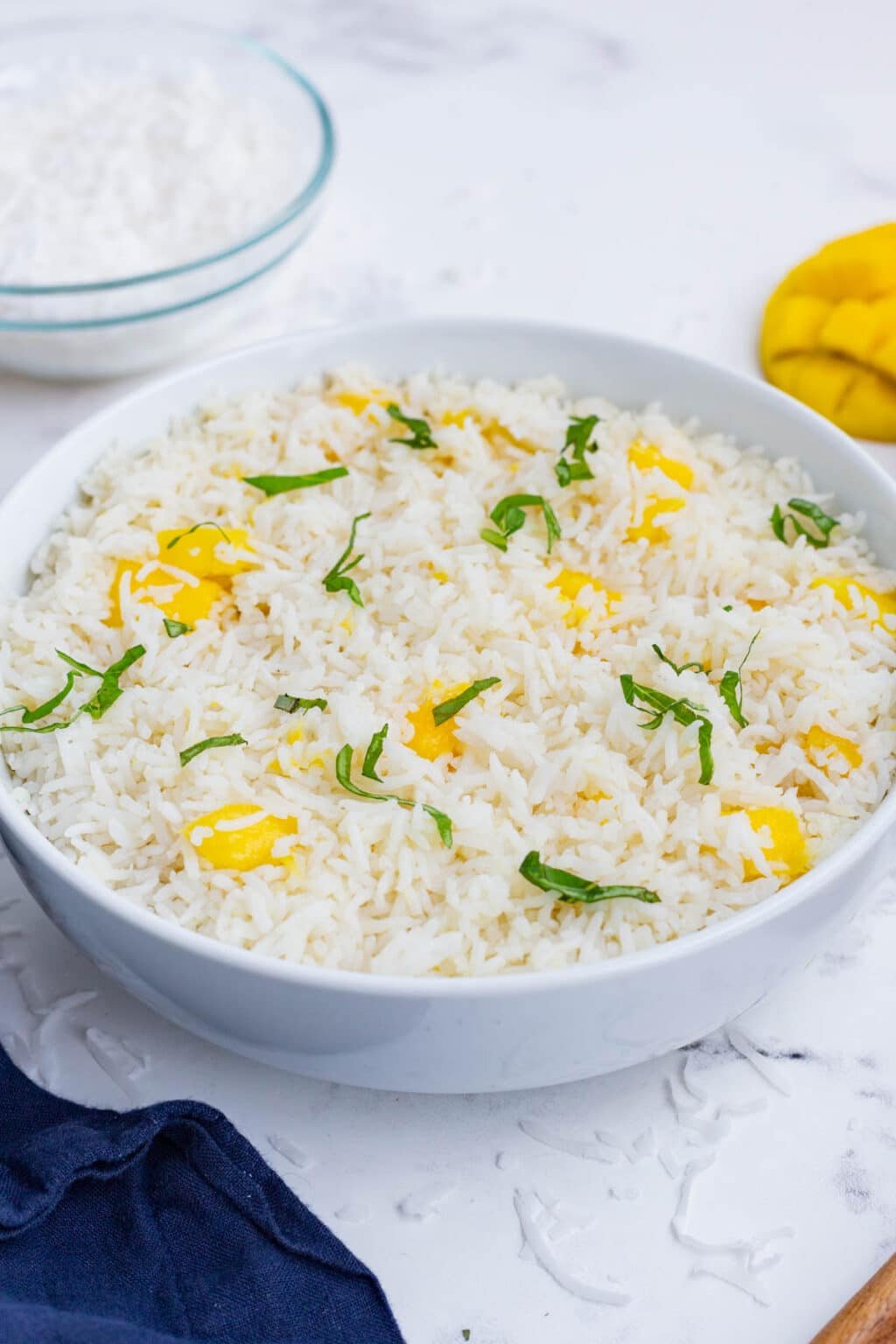 Mango Coconut Rice Savory Recipe Evolving Table