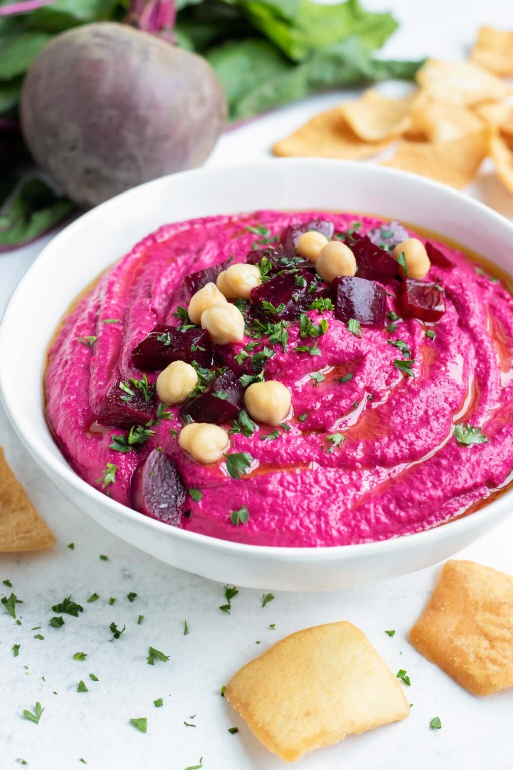 Roasted Beet Hummus Recipe Evolving Table