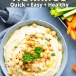 The BEST Homemade Hummus Recipe | Evolving Table