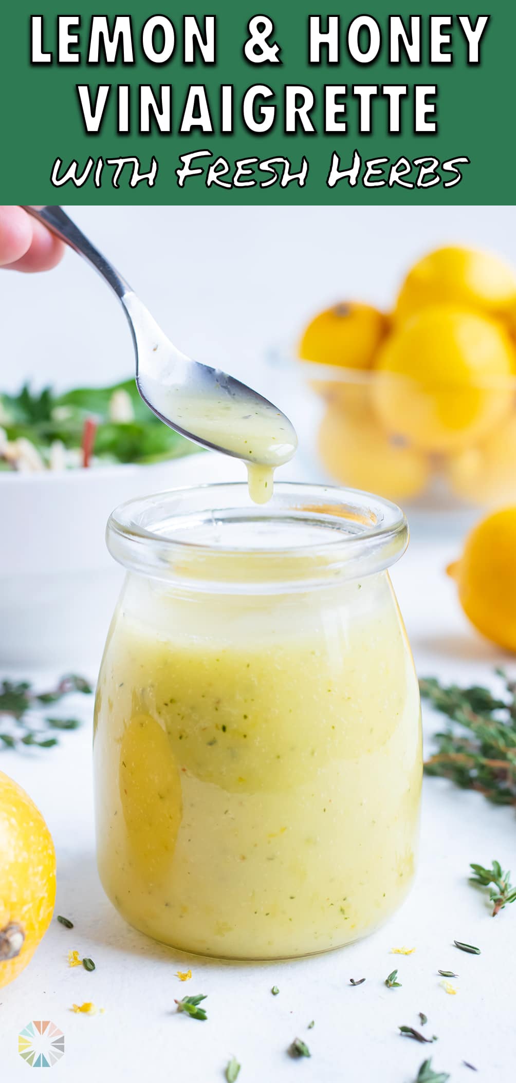 Lemon Vinaigrette Dressing Recipe - Evolving Table