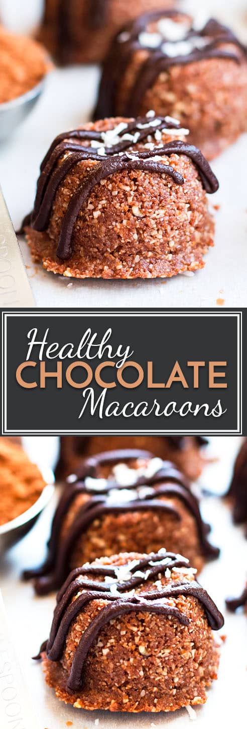 Healthy No-Bake Chocolate Macaroons | Gluten-Free