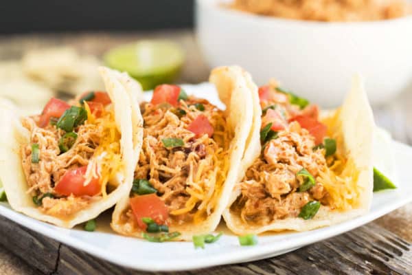 Gluten Free Slow Cooker Salsa Shredded Chicken Recipe