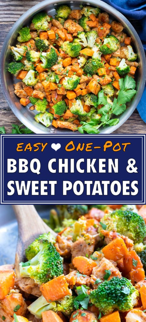 BBQ Chicken, Sweet Potatoes & Broccoli - Evolving Table
