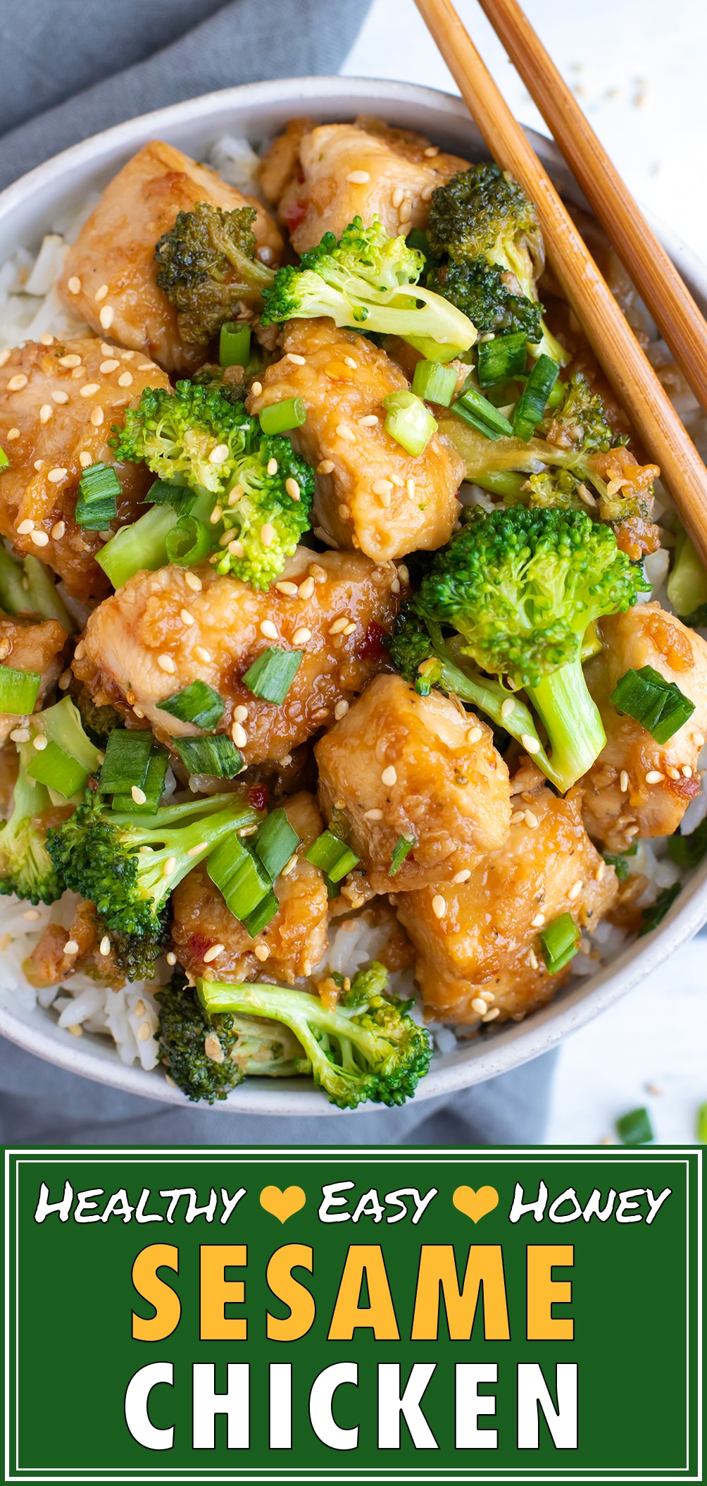 Honey Sesame Chicken and Broccoli Stir-Fry - Evolving Table