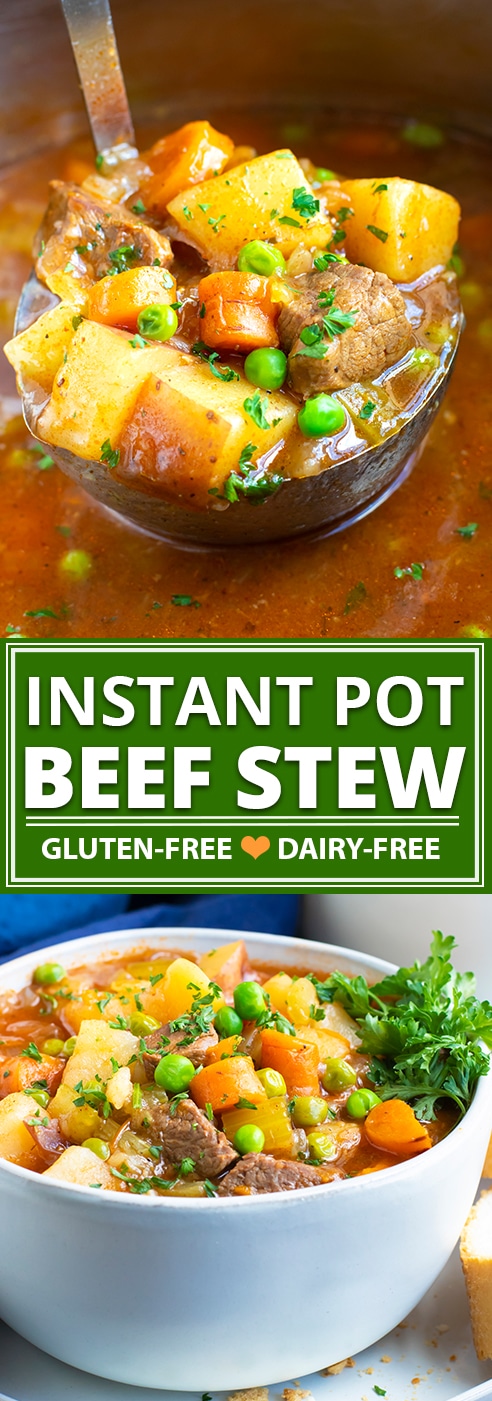 Instant Pot Beef Stew Recipe | Whole30 + Gluten-Free