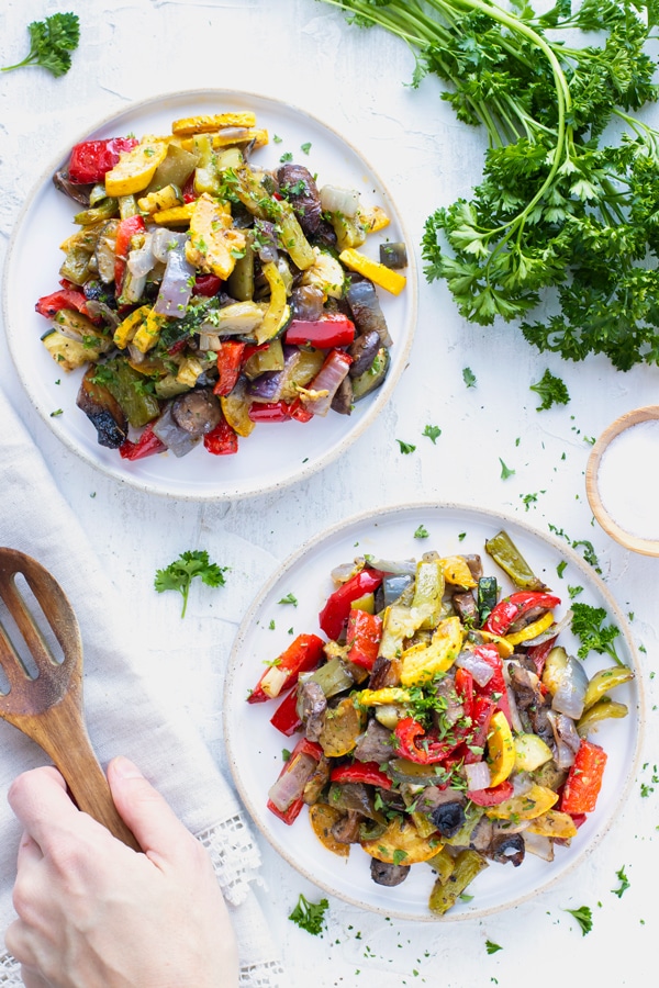 Easy Italian Oven Roasted Vegetables Evolving Table