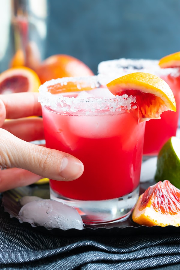 The Best Blood Orange Skinny Margarita Evolving Table