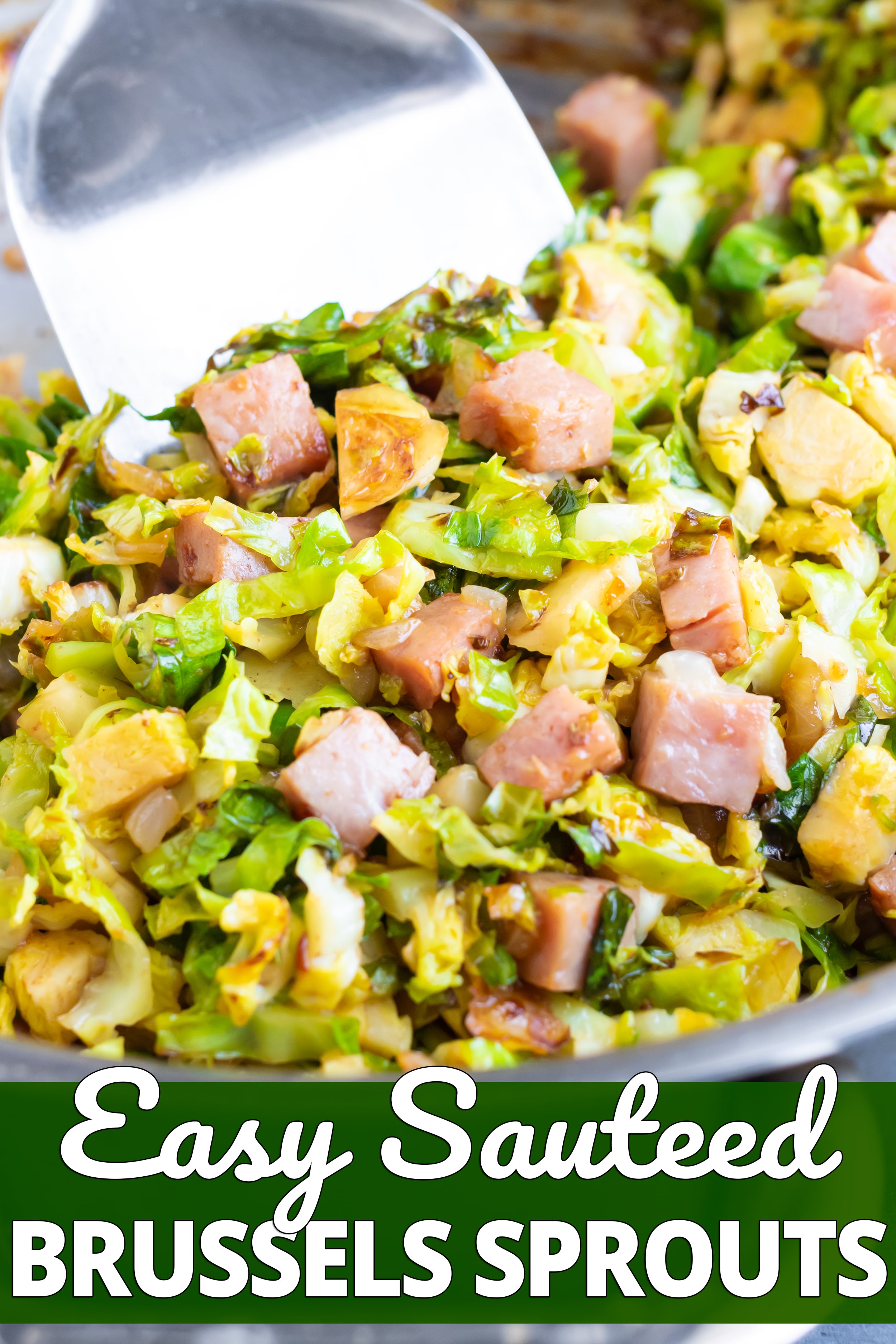 The BEST Sautéed Shredded Brussels Sprouts - Evolving Table