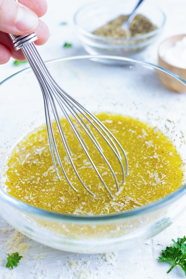 Olive Garden Italian Dressing Recipe | Homemade Salad Vinaigrette