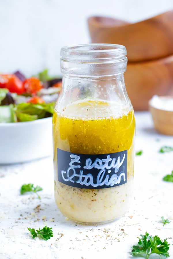 Olive Garden Italian Dressing Recipe | Homemade Salad Vinaigrette