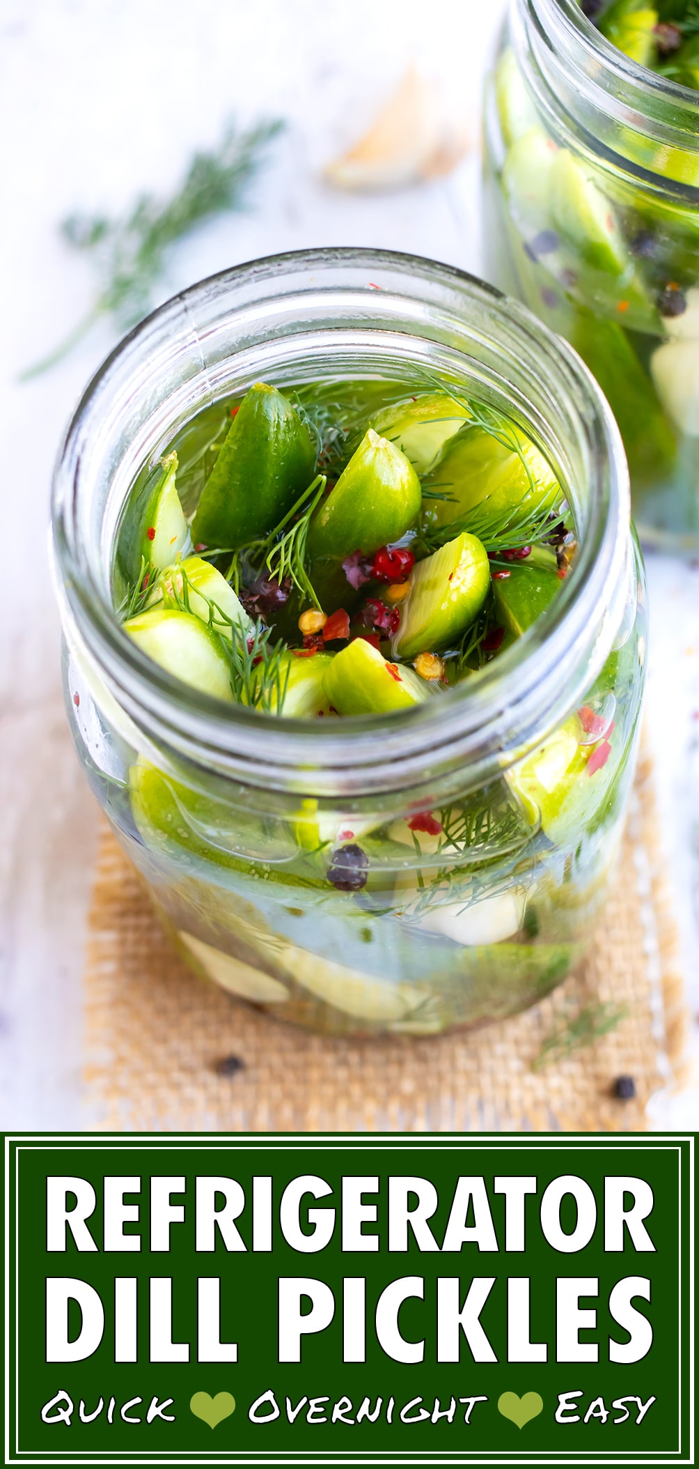 Refrigerator Dill Pickles Recipe Evolving Table