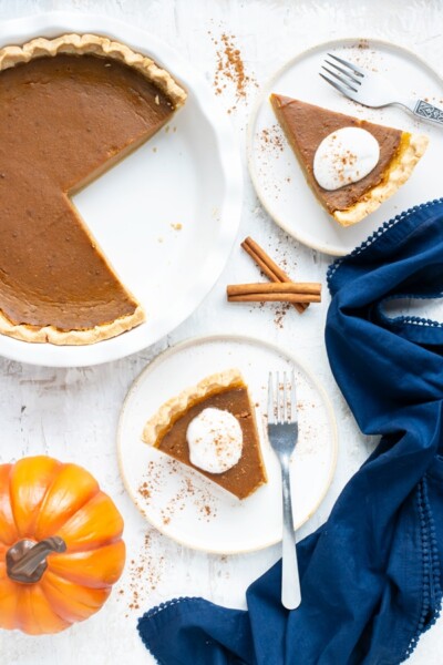 The Best Pumpkin Pie Recipe - Evolving Table