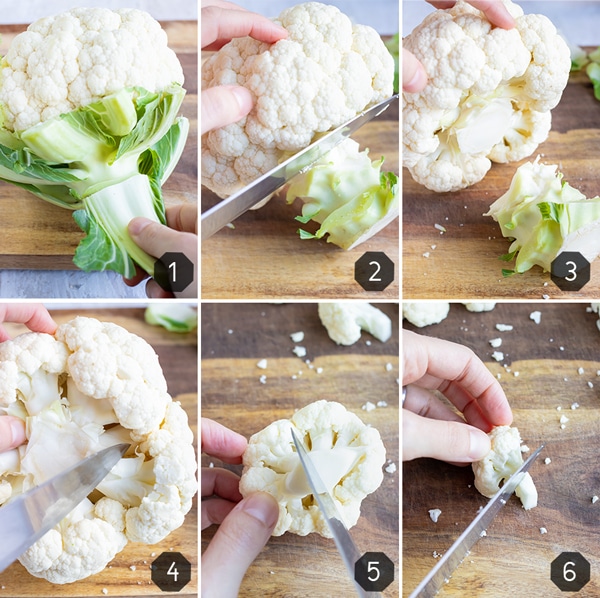 Как резать цветную капусту на суп