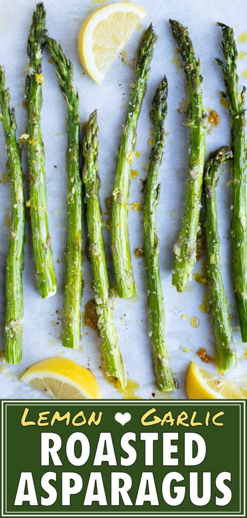 Roasted Asparagus Recipe with Garlic - Evolving Table