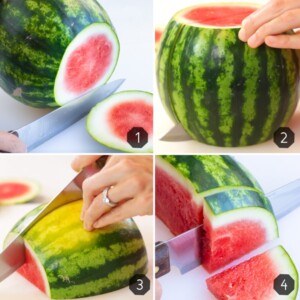 How to Cut a Watermelon | Sticks, Cubes, or Wedges - Evolving Table