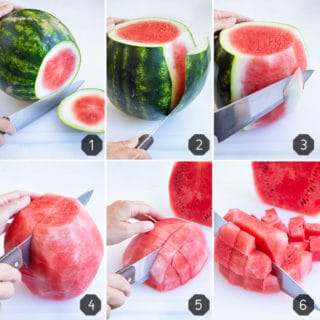 How to Cut a Watermelon | Sticks, Cubes, or Wedges - Evolving Table