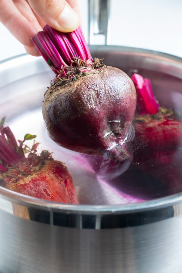 How To Boil Beets Easy to Peel Evolving Table