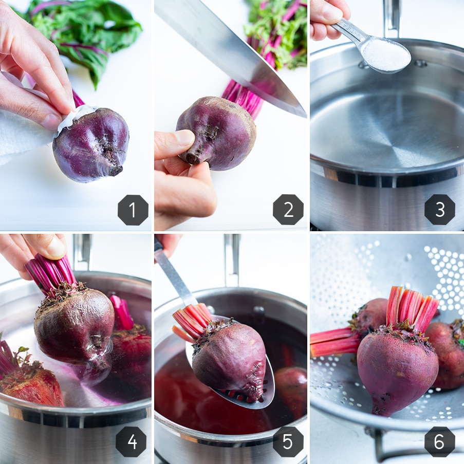 How To Boil Beets Easy To Peel Evolving Table