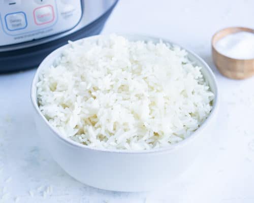 Instant Pot White Rice Recipe Super Fluffy Evolving Table