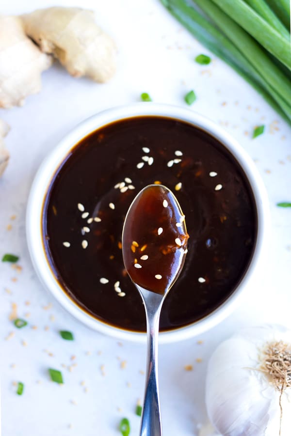 Easy Teriyaki Sauce Recipe | Thick & Sticky - Evolving Table