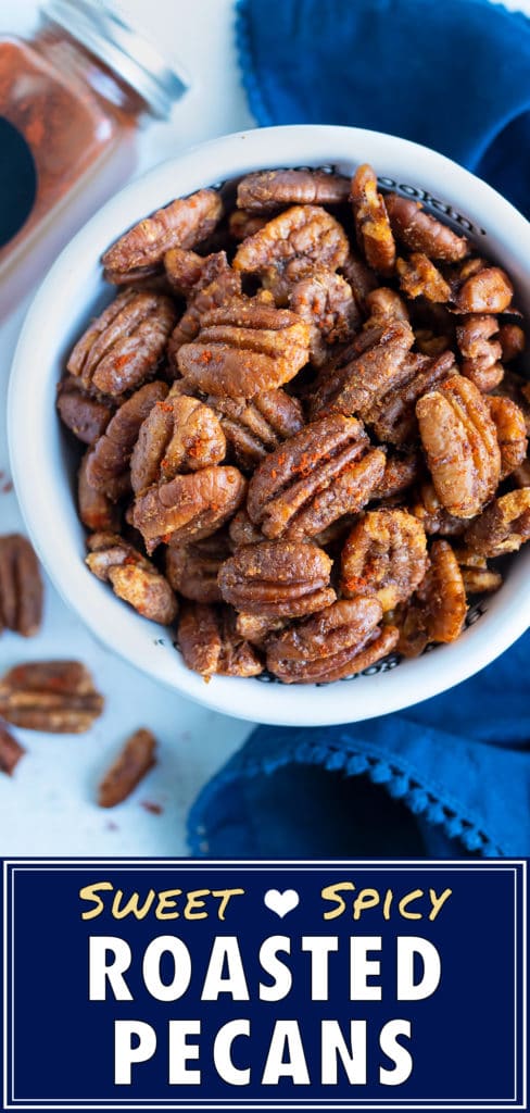 Savory Spiced Pecans with a Spicy Kick! - Evolving Table