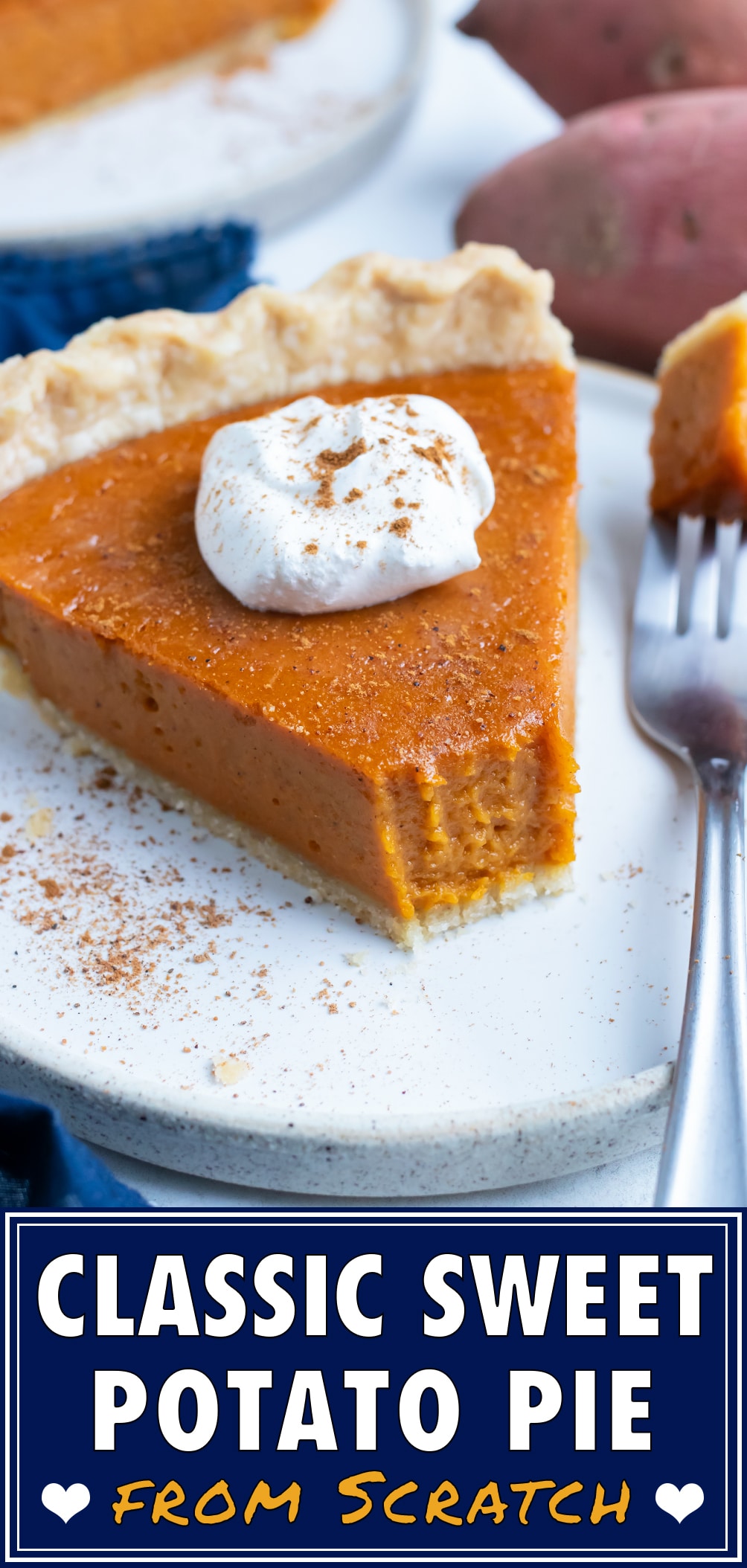 The Best Homemade Sweet Potato Pie - Evolving Table