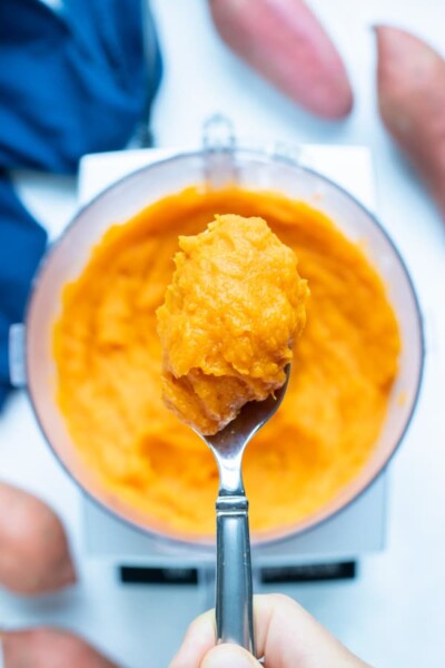 Homemade Sweet Potato Purée Recipe - Evolving Table