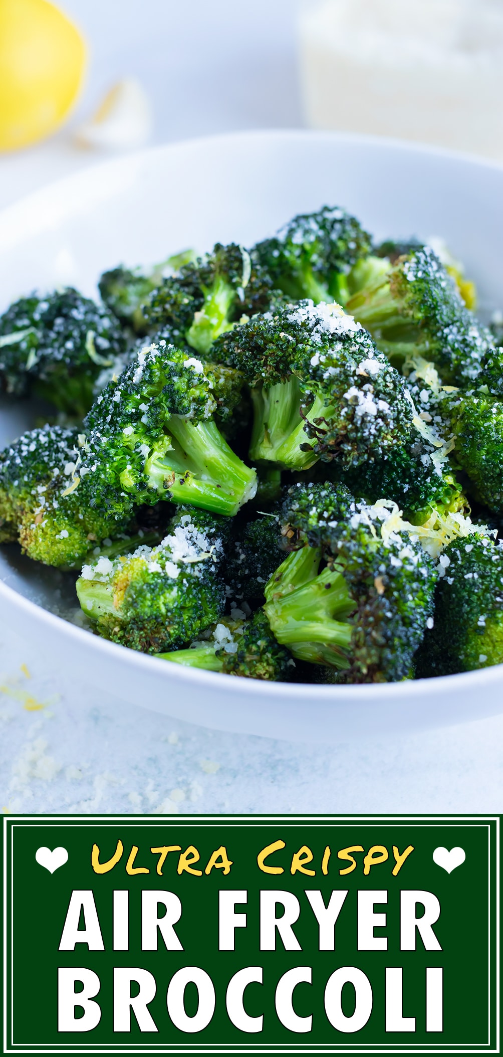 Minute Air Fryer Broccoli With Parmesan Evolving Table