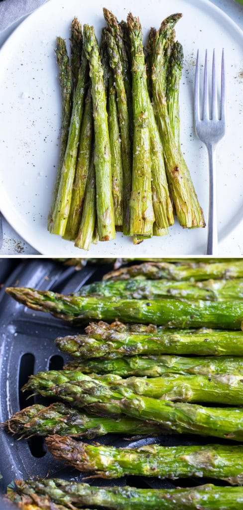 Air Fryer Asparagus Recipe (Quick & Easy!) - Evolving Table