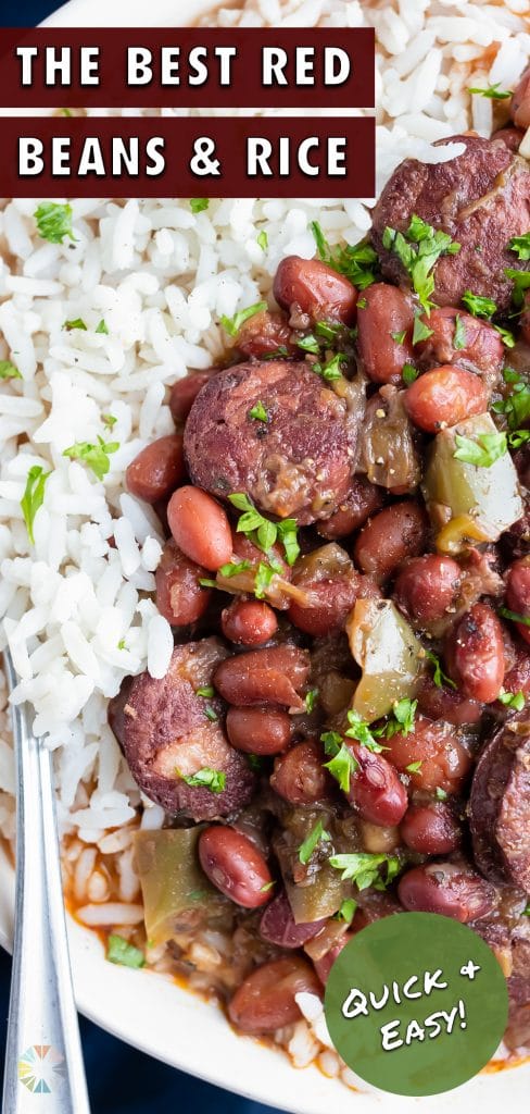 Instant Pot Red Beans and Rice Recipe - Evolving Table