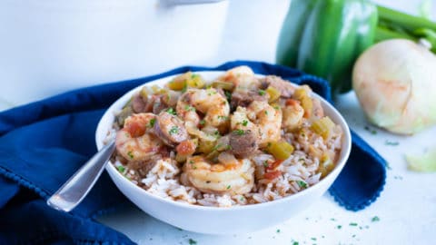 Shrimp and Sausage Gumbo - The Almond Eater