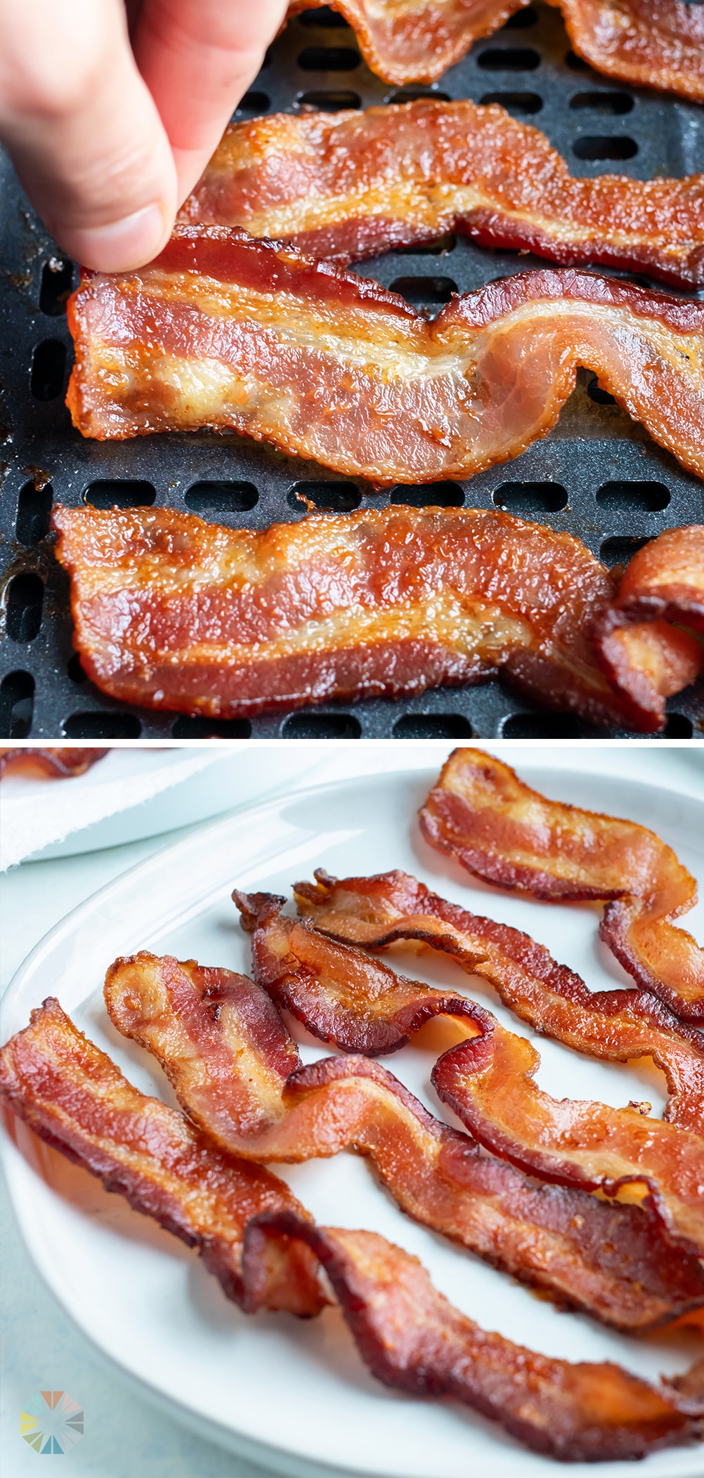 Best Air Fryer Bacon Recipe (Ultra Crispy!) - Evolving Table