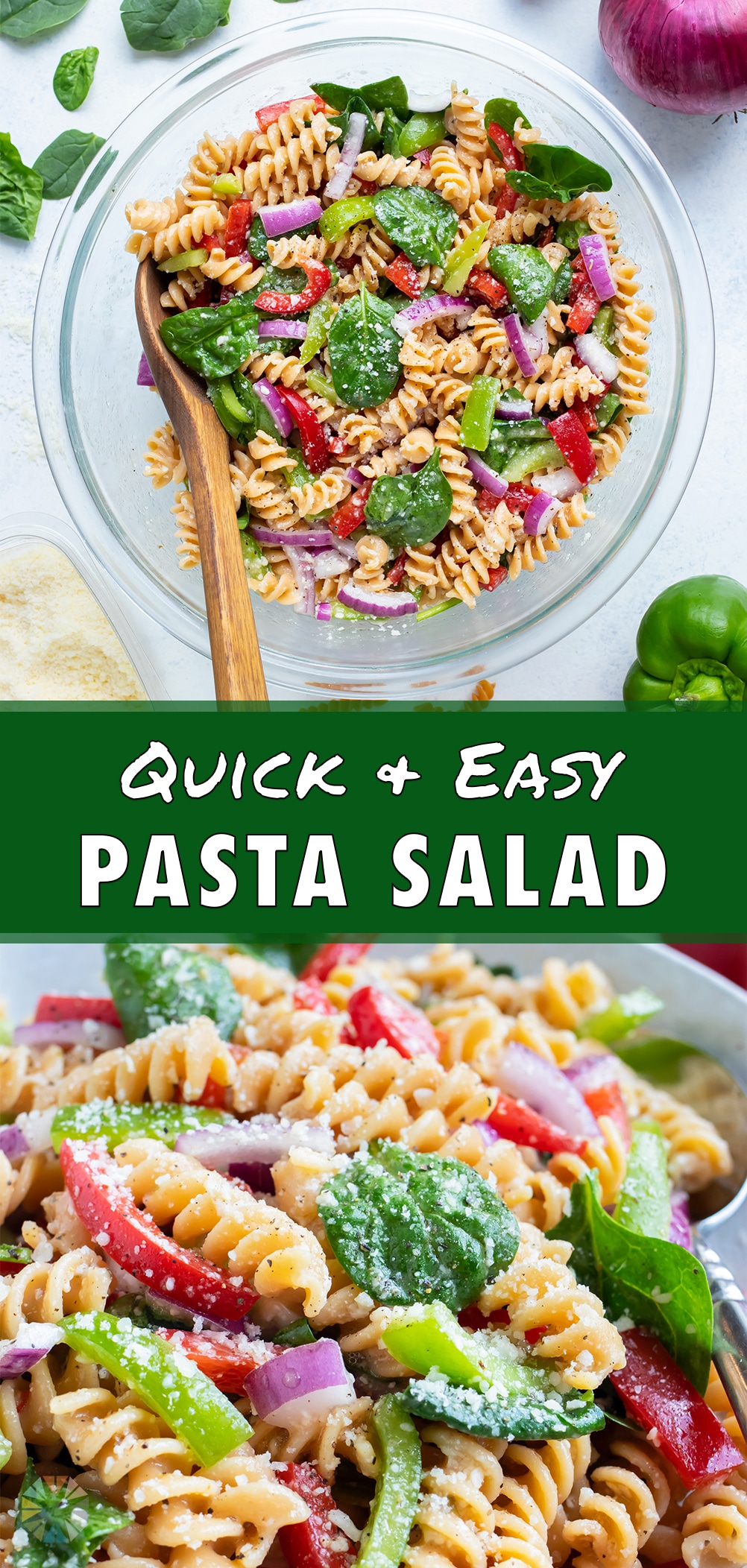 Italian Dressing Pasta Salad - Evolving Table