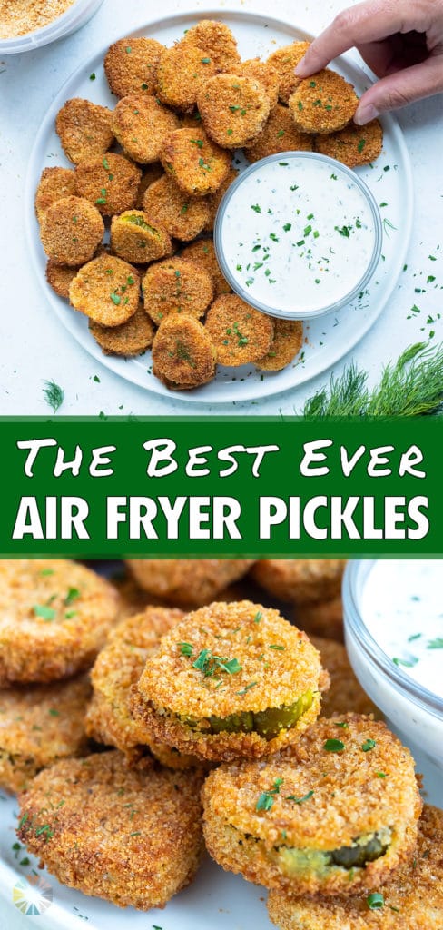 Air Fryer Fried Pickles Recipe - Evolving Table