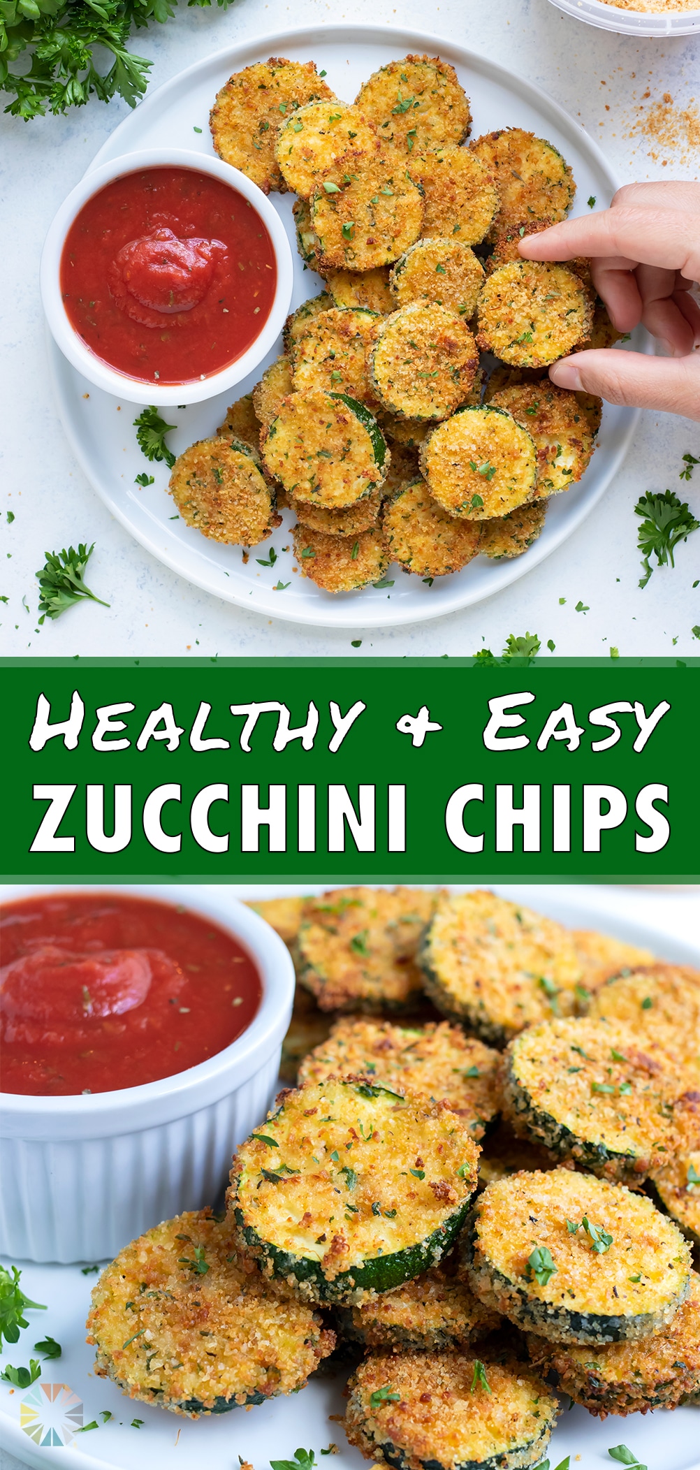 Air Fryer Zucchini Chips (So Crispy!) - Evolving Table