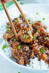 General Tso's Chicken Recipe (Made Healthier!) - Evolving Table