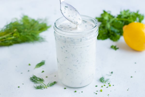 Homemade Ranch Dressing Recipe - Evolving Table