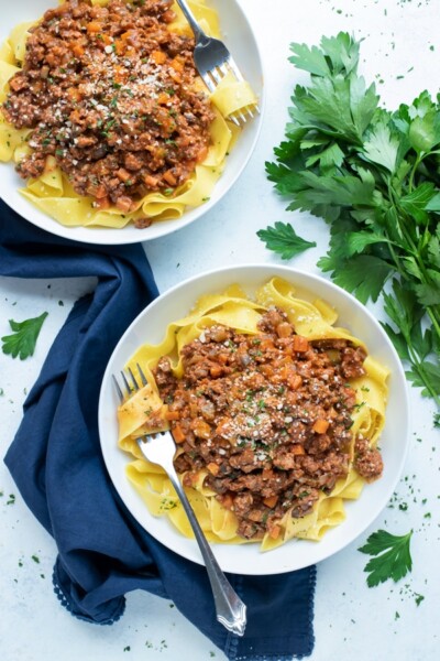 Best Beef Bolognese Sauce Recipe - Evolving Table