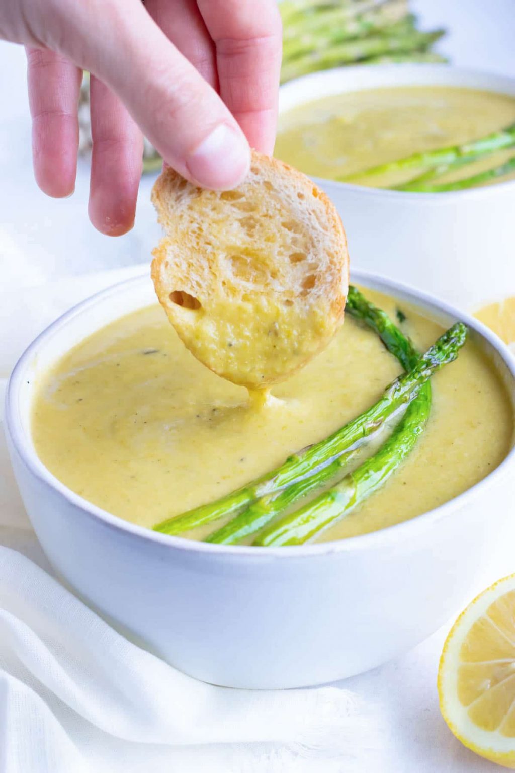 Cream of Asparagus Soup Recipe - Evolving Table