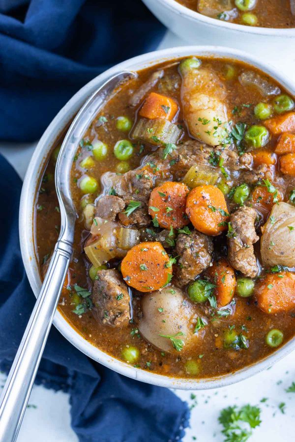 Instant Pot Beef Stew Recipe - Evolving Table