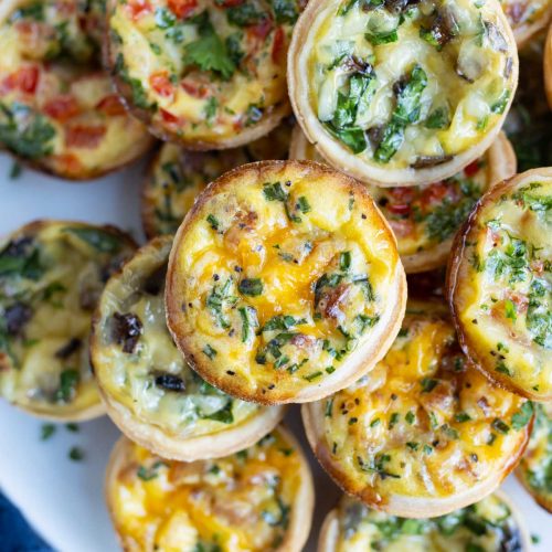 Mini Quiche Recipe (Any Flavor!) - Evolving Table