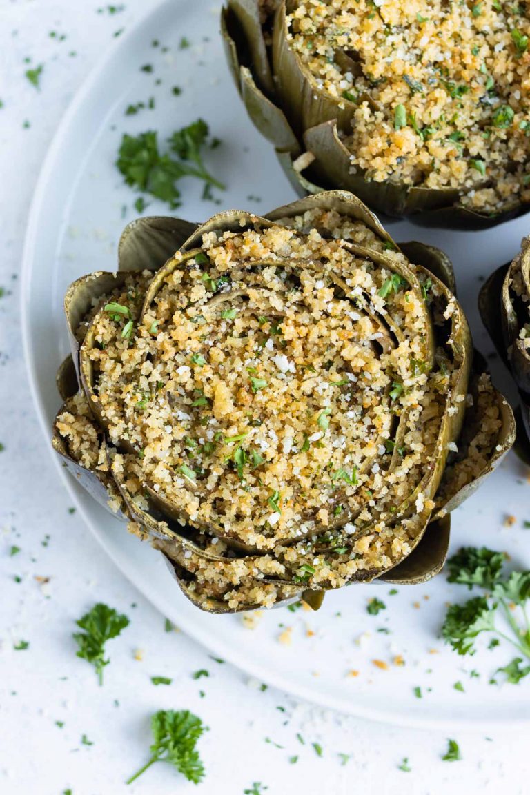 Italian Stuffed Artichokes Recipe - Evolving Table