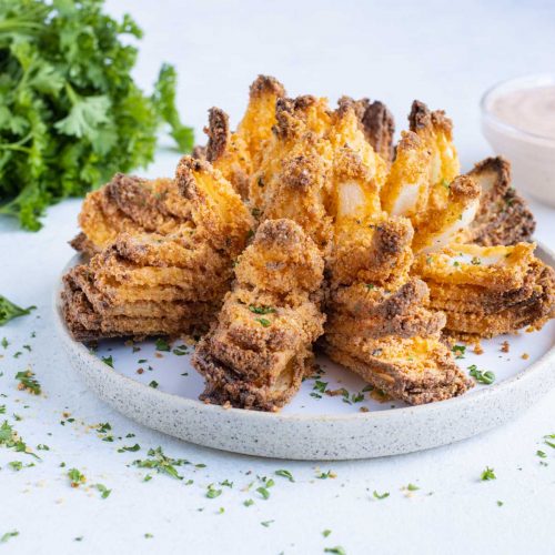 Air Fryer Blooming Onion Recipe - BoomHaven Farms