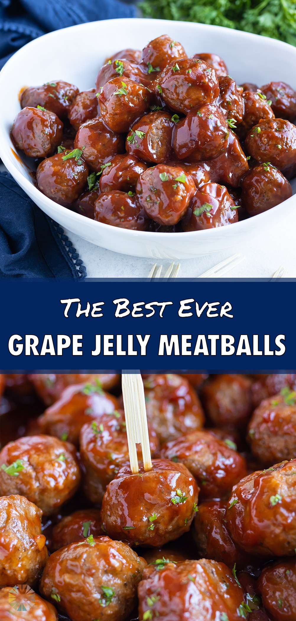 Grape Jelly Meatballs (Crockpot Recipe) - Evolving Table