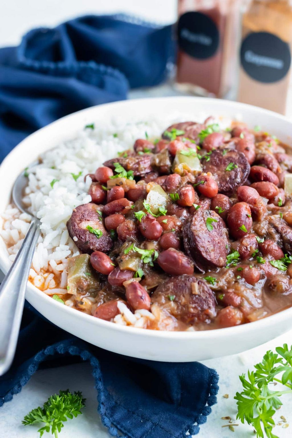 Instant Pot Red Beans And Rice Recipe Evolving Table 0515