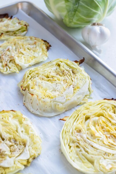 Cabbage Steaks Recipe (Baked or Grilled) - Evolving Table