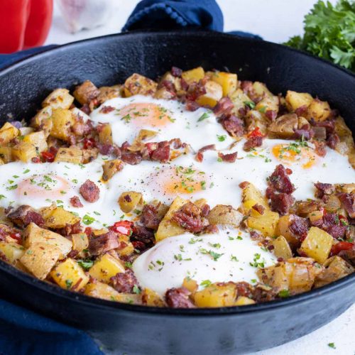 Corned Beef Hash And Eggs Recipe - Evolving Table