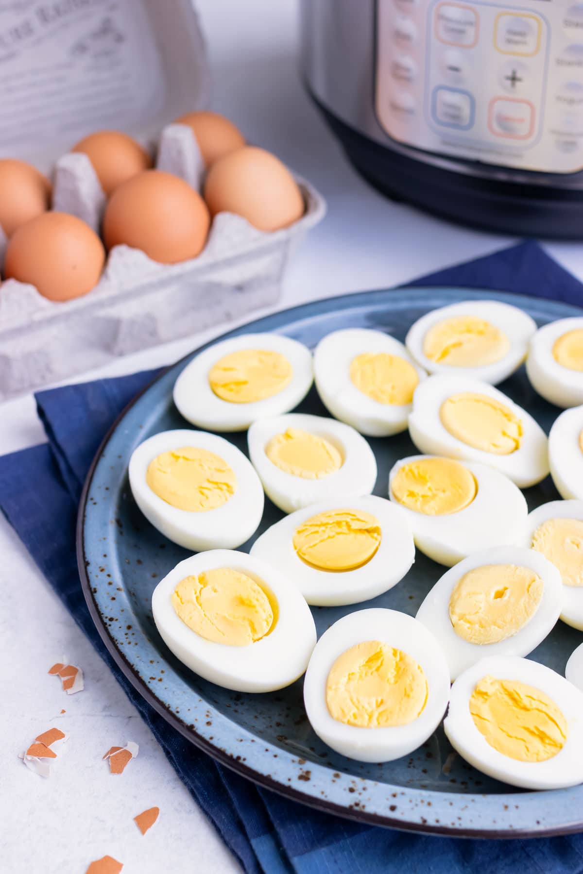 Instant Pot Hard Boiled Eggs Recipe - Rachel Cooks®
